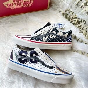 Vans Old Skool 36 DX Anaheim Factory Patchwork League True White